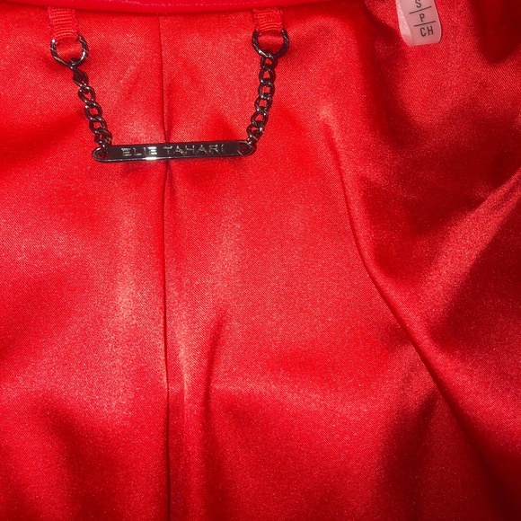 Elie Tahari Womens Gigi Faux Leather Jacket Small NWOT - Picture 7 of 7